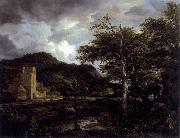 Jacob Isaacksz. van Ruisdael The Cloister painting